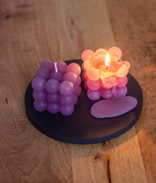 Gerecyclede bubbelkaarsen